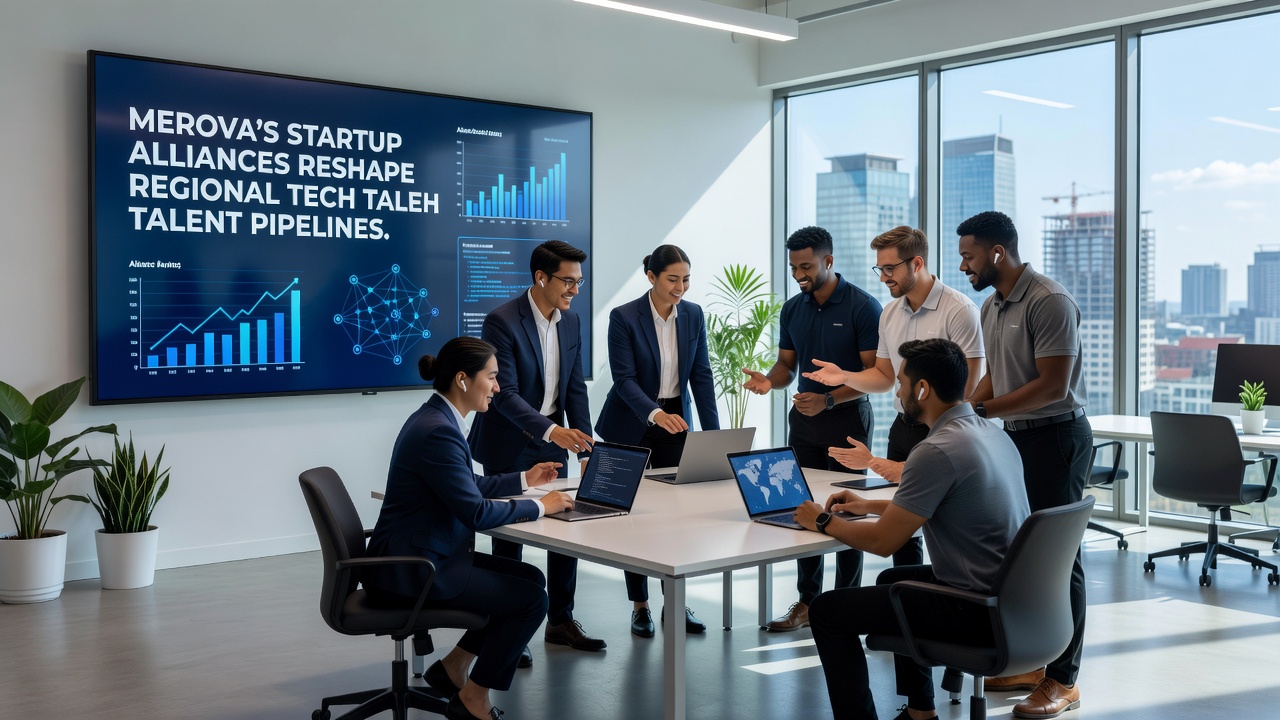 Regional tech talent pipeline workshop involving Merova partners